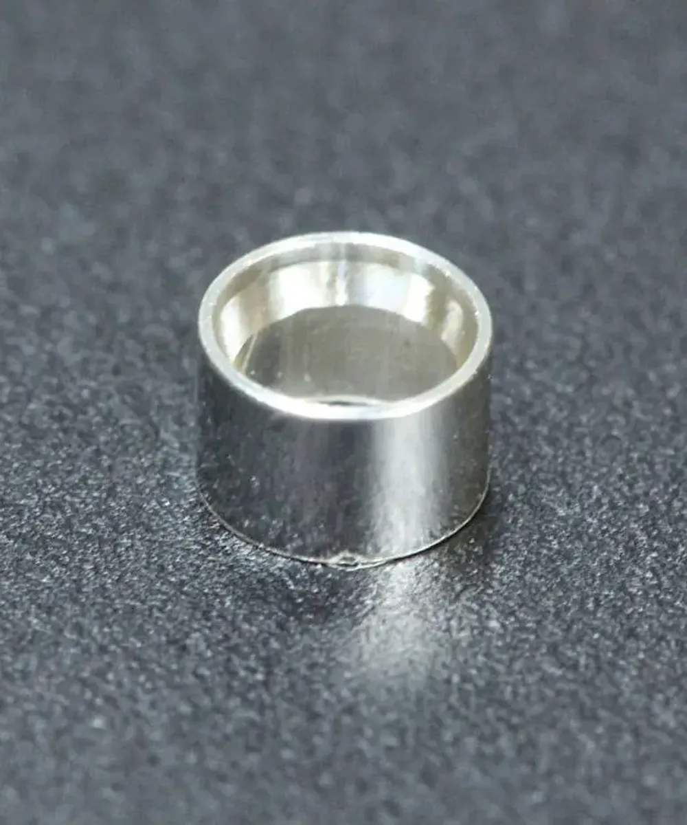 2.0mm Sterling Silver Bezel Tube Settings- 6 pieces (511S-2.0)