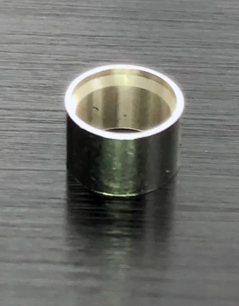 5.0mm Sterling Silver Bezel Tube Settings- 6 pieces (511S-5.0)