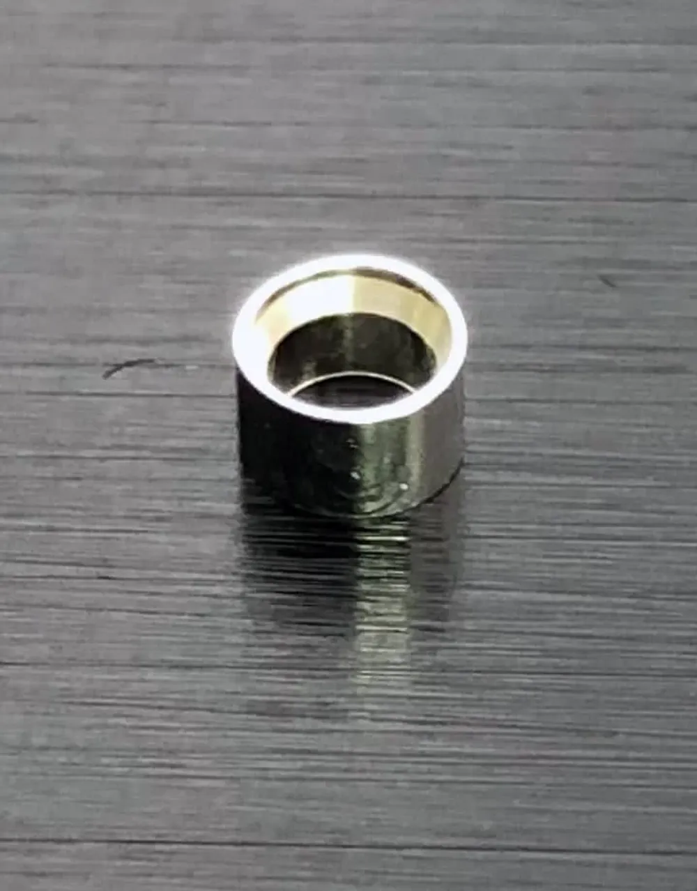 3.0mm Sterling Silver Bezel Tube Settings- 6 pieces (511S-3.0)