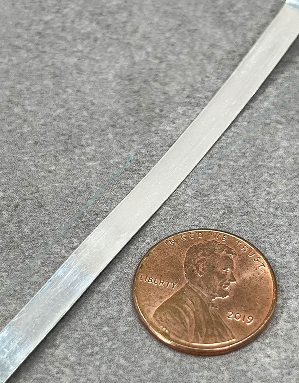 Fine Silver Plain Bezel Wire Plain 4.76mm x 26ga (0.40mm) 3/16" wide- 3 foot coil (SPBW426)